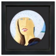 Alex Katz "Sara Mearns" Framed Limoges Porcelain Plate