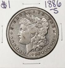 1886-S $1 Morgan Silver Dollar Coin