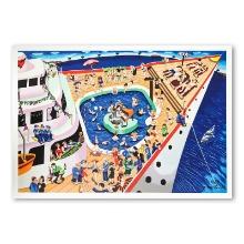 Yuval Mahler "The Cruise" Limited Edition Serigraph On Paper