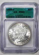 1904-O $1 Morgan Silver Dollar Coin ICG MS65