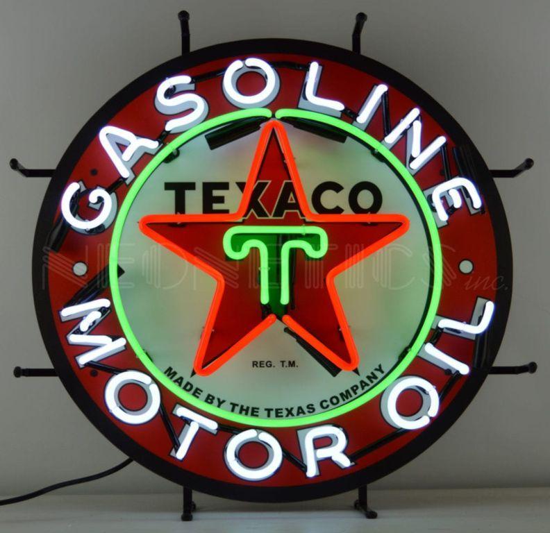 Texaco Neon Sign