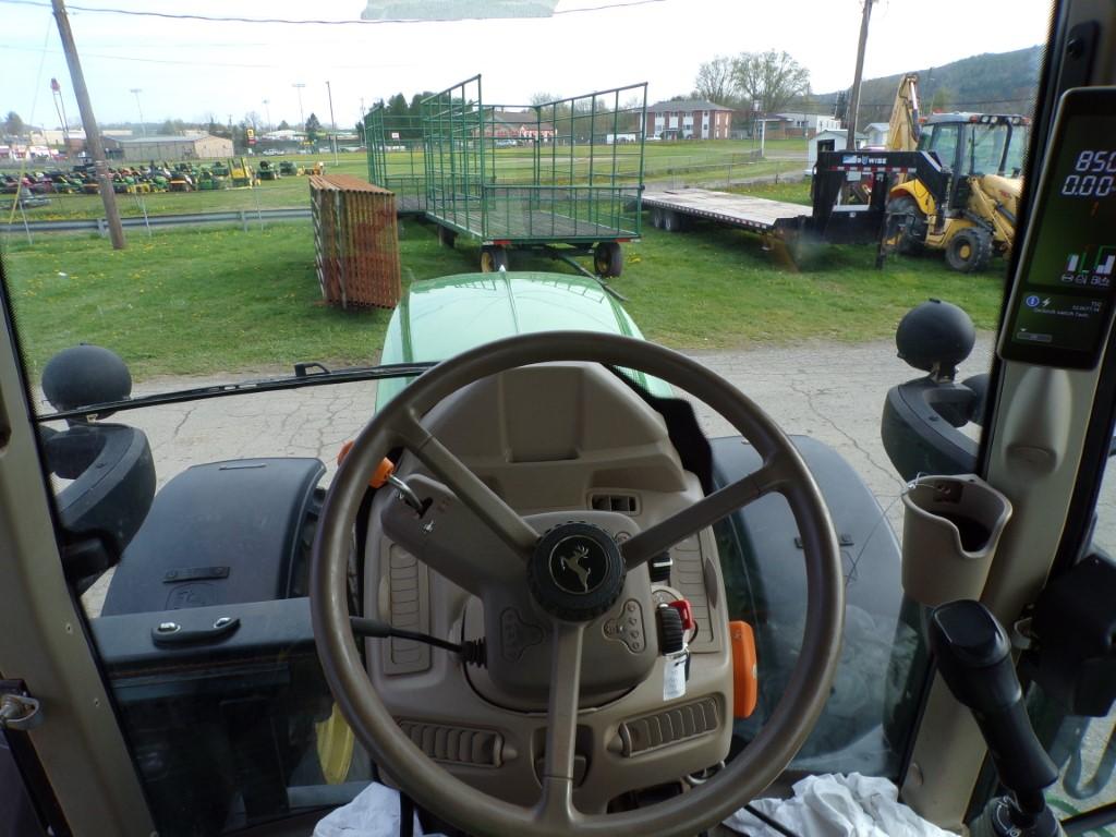 2021 John Deere 6195M, 4 WD Tractor, Power Shift Tans w/Screen, Rear Hyd. R