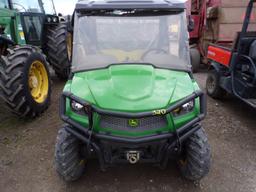 John Deere XUV-550 UTV with Canopy and Windshield, 4 WD, 395 Hrs., Super Ni