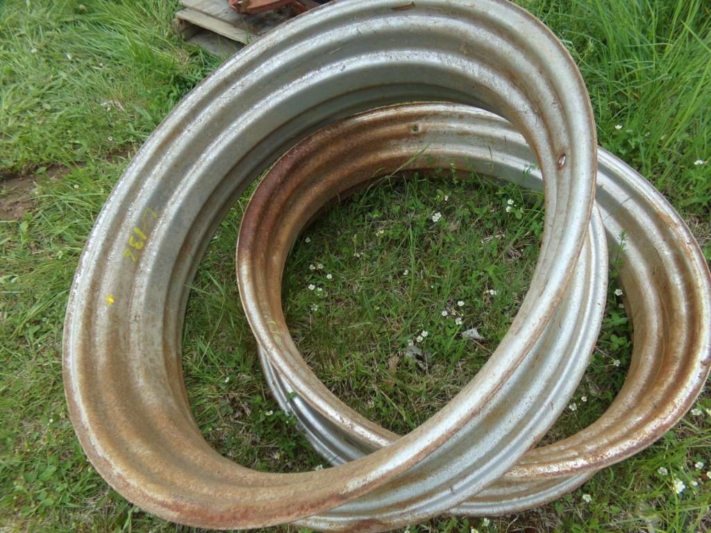 (2) 38'' Steel Rims - Good Condition  (136)