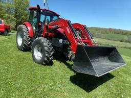 Case IH Farmall 100C, Diesel, 4WD, Full Cab, With L630 Loader, With 84'' Qu