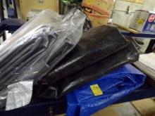 (3) Tarps (1) New 19'x29', Grey (2) Blue And (1) Heavy Duty, Black