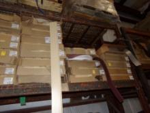 (19) Boxes of Assort.Vinyl Toe/Baseboard, (5) Boxes ''Moon Rock'' Gray, (9)