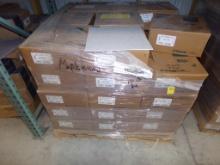 Pallet With (44) Boxes Off White 12'' X 12'' Vinyl Tile, 45SF Per Box, 1980