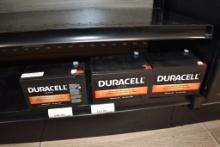 (3) ASSORTED DURACELL SEALED BATTERIES