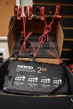 NOCO GENIUS 2x4 6V AND 12V 8A FOUR BANK BATTERY