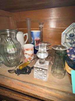 CHINA CABINET SHELF CONTENTS