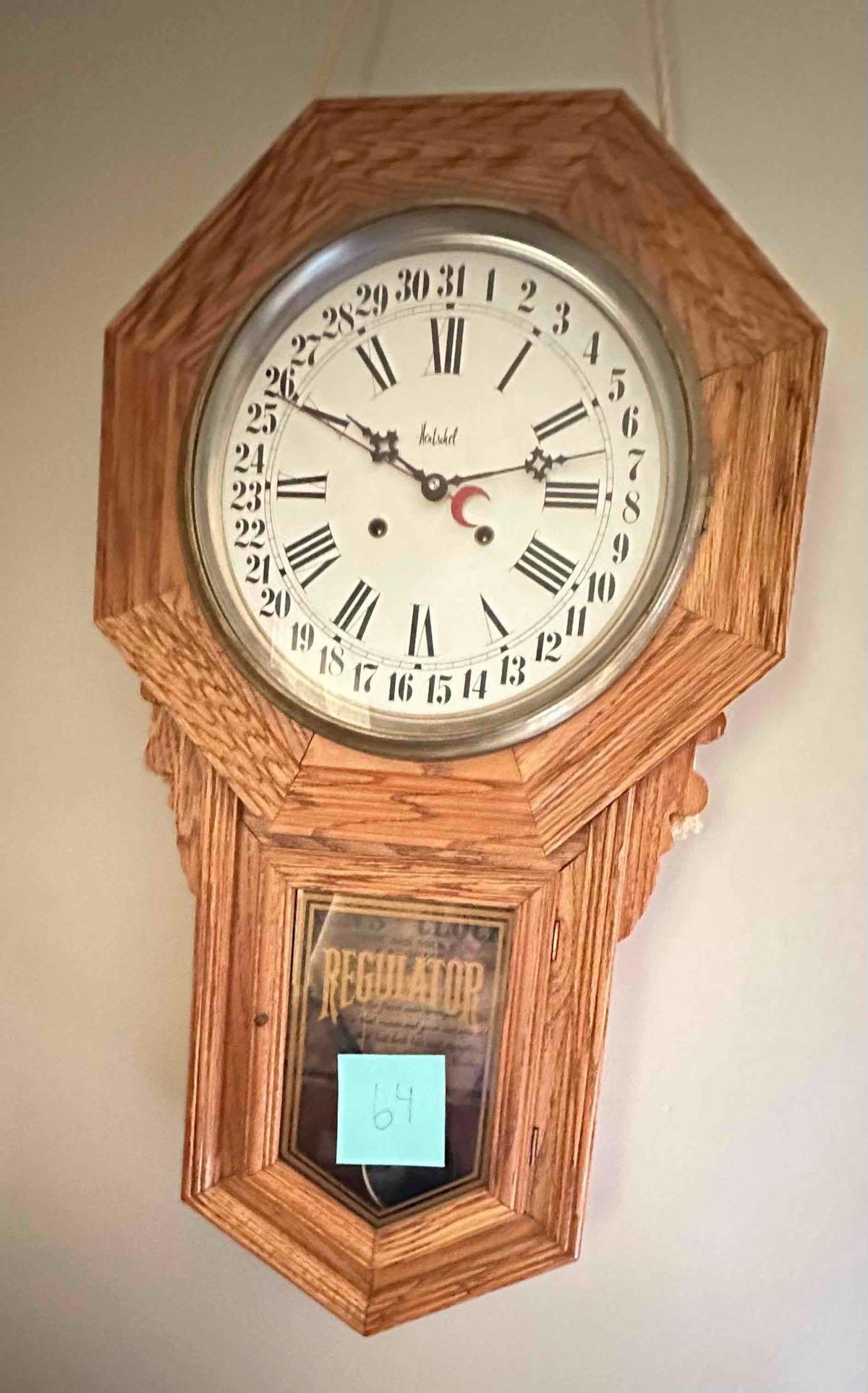 WALL CLOCK WITH PENDULUM MADE IN CARLISLE IA