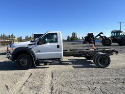 2011 Ford F550 4X4 Cab and Chassis