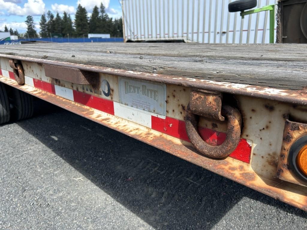 1997 Trail King TK20-2400 T/A Equipment Trailer