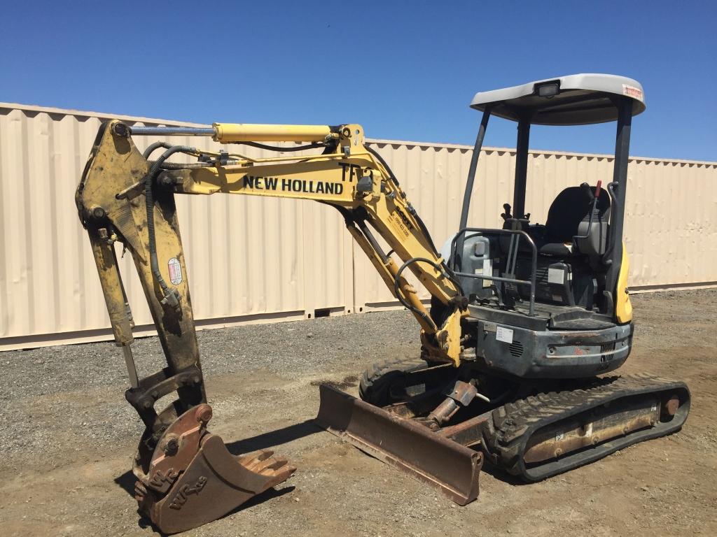 2013 New Holland E27B Mini Excavator,