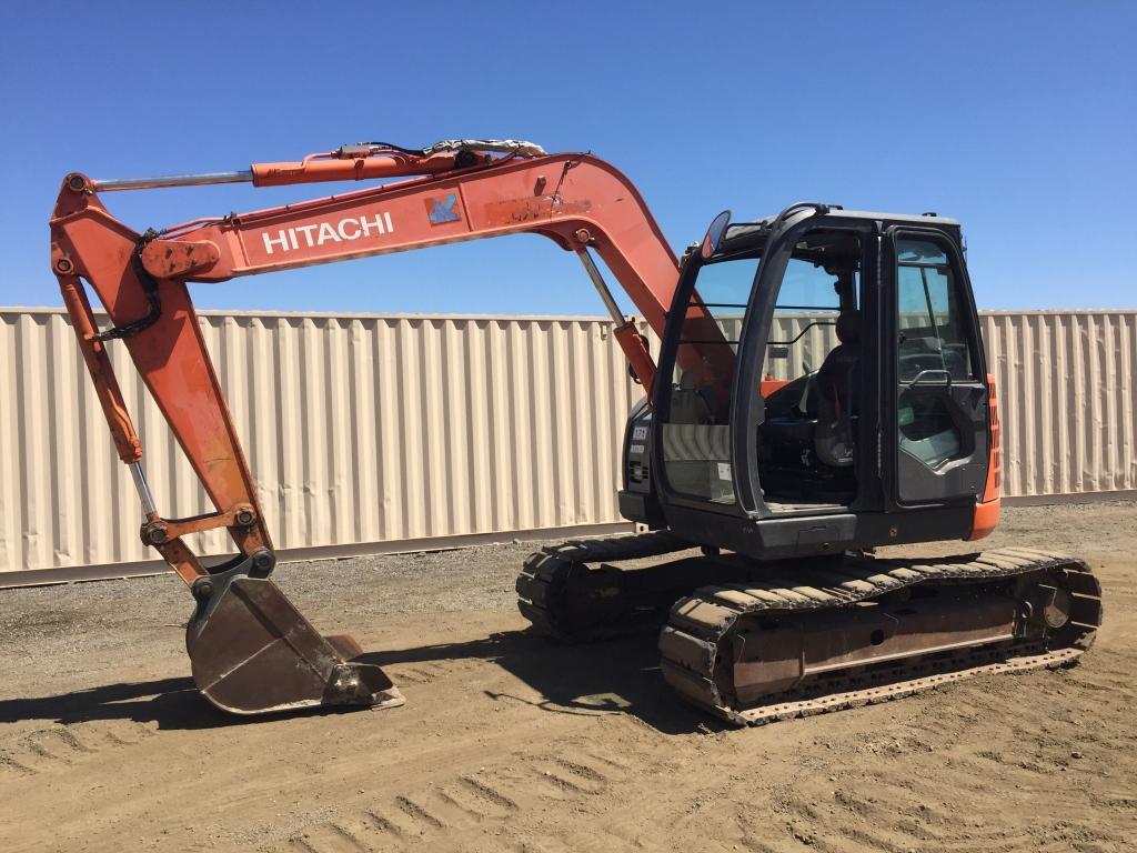 2014 Hitachi ZX75US-3 Midi Excavator,