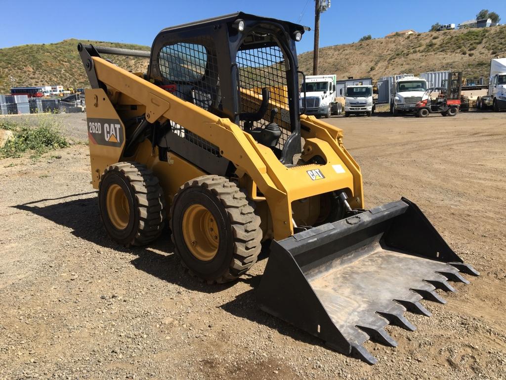 2014 Caterpillar 262D 2-Speed Skid Steer Loader,