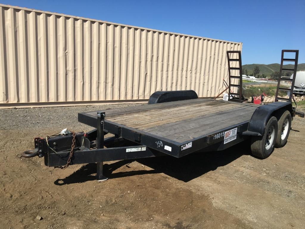 2015 Carson Equipment Trailer,