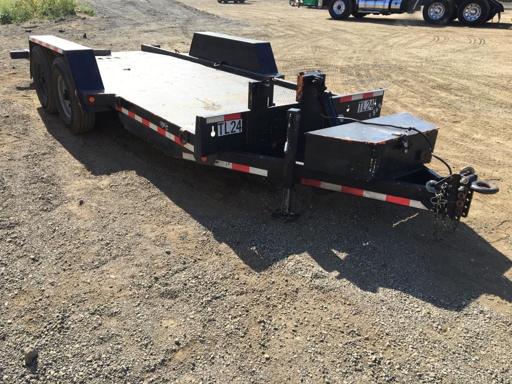 2015 Snake River Tilt Deck Equipment Trailer,