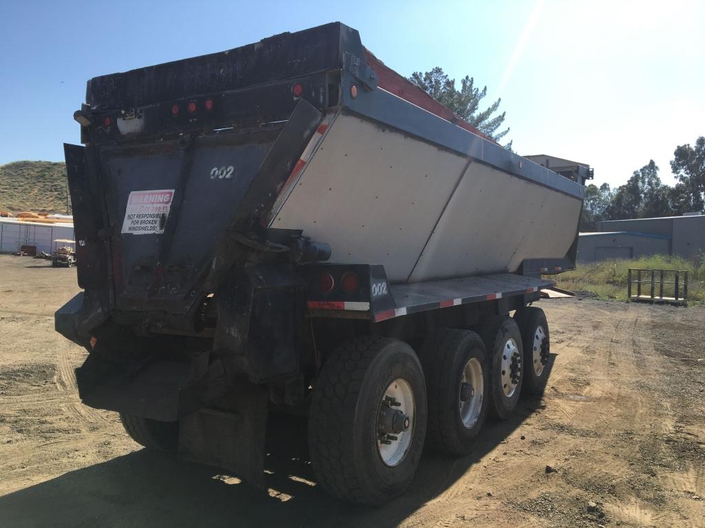 1996 Flow Boy Conveyor Belt Trailer,