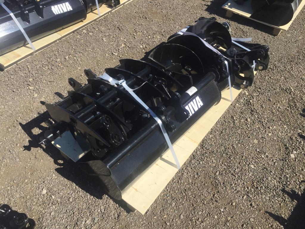 Unused Miva Mini Excavator Attachment Set,