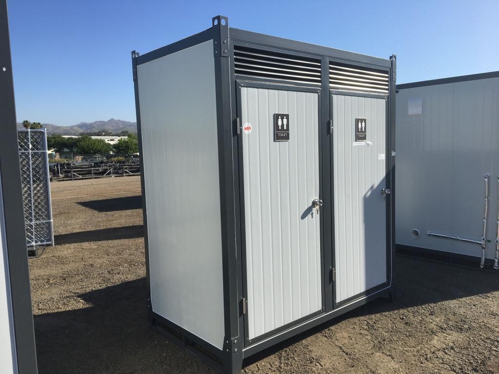 Unused Portable Dual Toilet Unit,