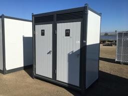 Unused Portable Dual Toilet Unit,