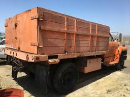 1986 Ford F600 Flatbed Dump Truck,