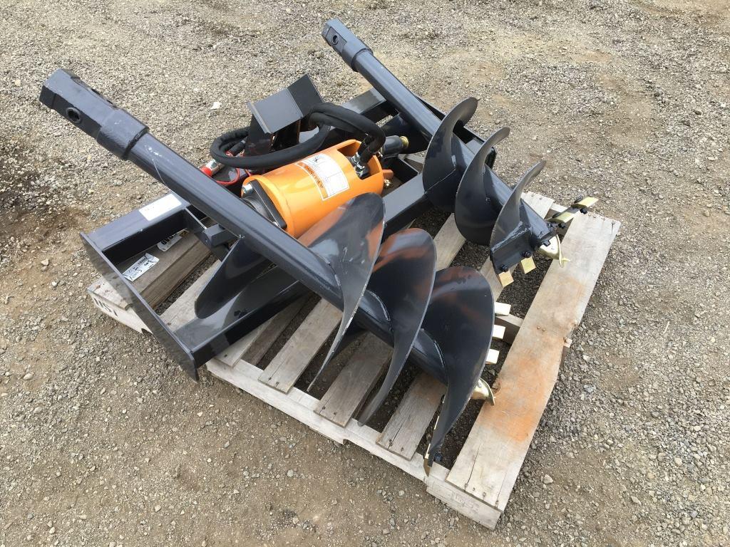 Unused Wolverine Hydraulic Auger Attachment,