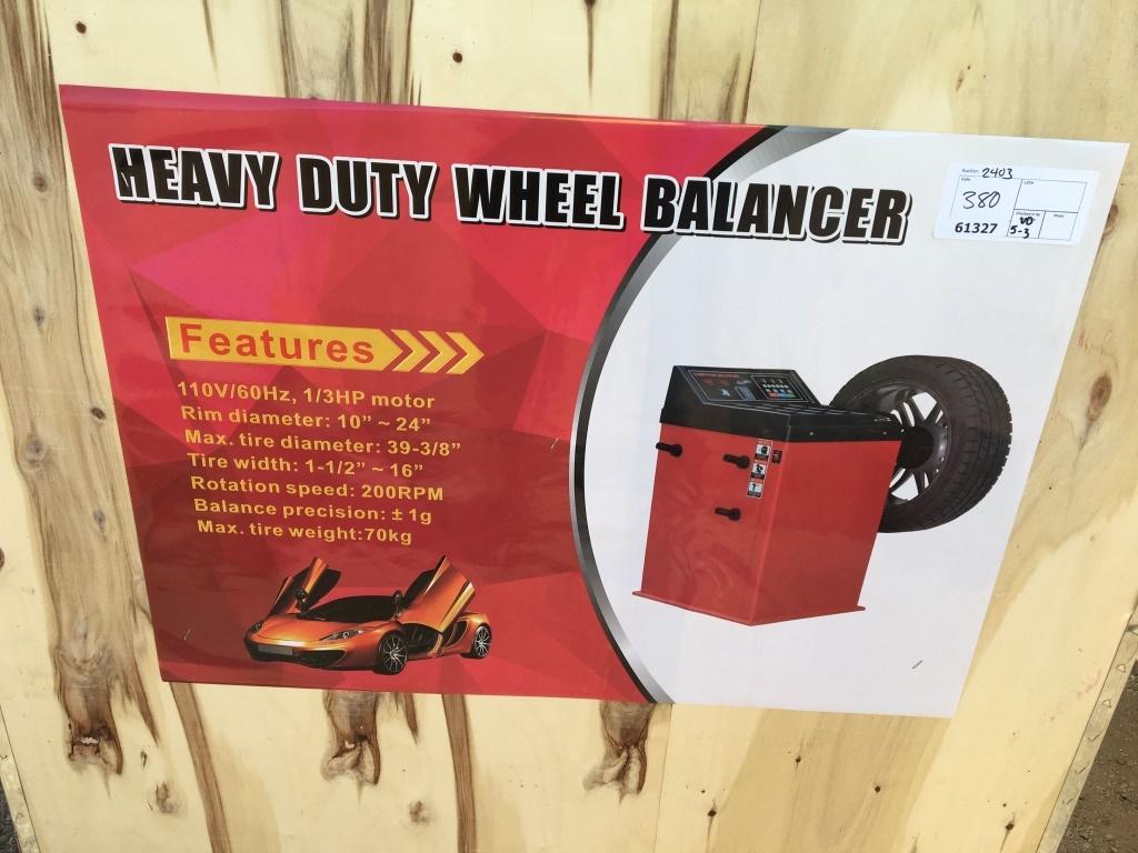 Unused Heavy Duty Tire Balancer.