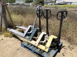 (4) Misc Pallet Jacks.