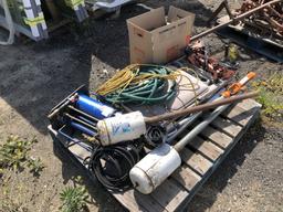 Pallet of Misc Items, Including Flood Lights,