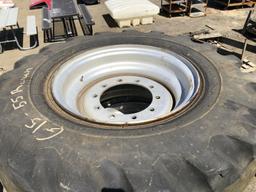 (4) Misc 17.5-25 Tires & Rims,