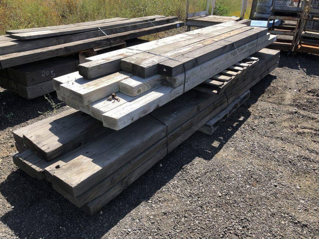 (2) Pallets of Wooden Railroad Ties.