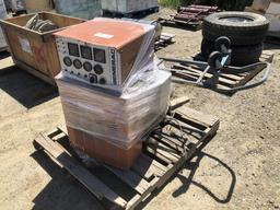 Hand Cart and 1991 Generac 91A03713S Generator,