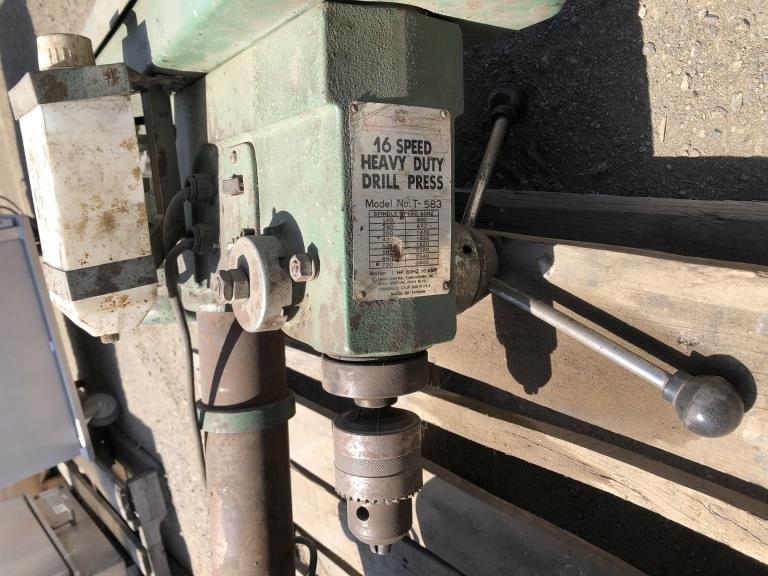 16 Spd Heavy Duty Drill Press.