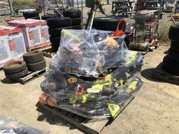 Pallet of Misc Garden/Lawn Tools, Including