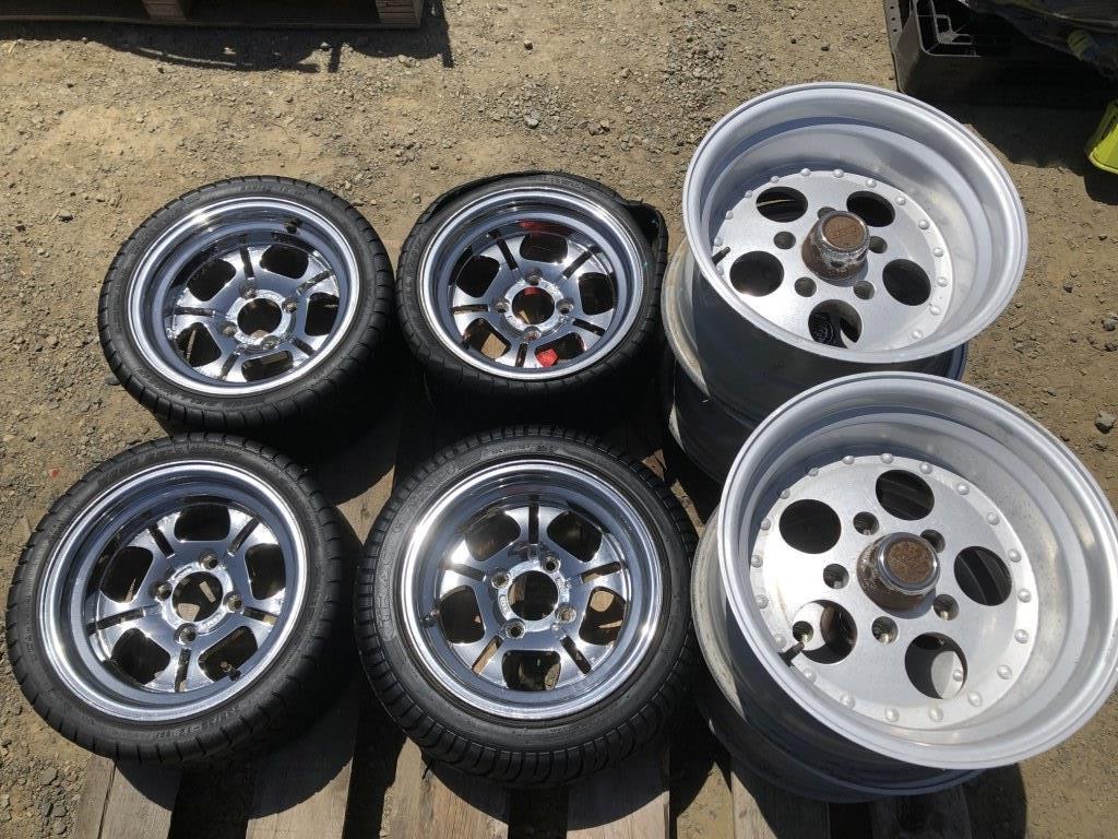 (4) Misc 5-Lug Rims,