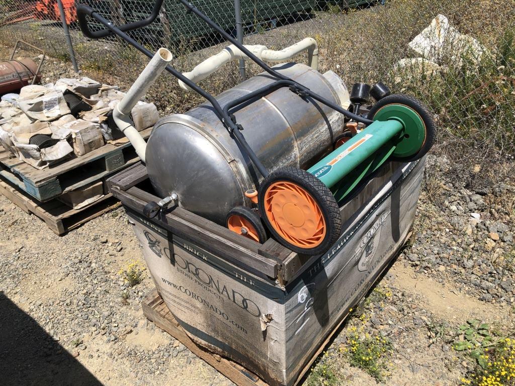 Crate of Misc Items, Including Fire Extinguishers,