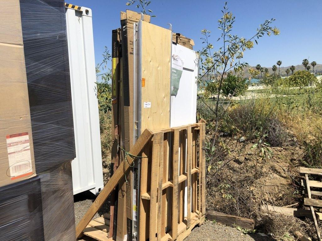 A-Frame of Misc Wooden Doors,