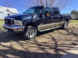 2000 Ford F250 Lariat Crew Cab, Diesel