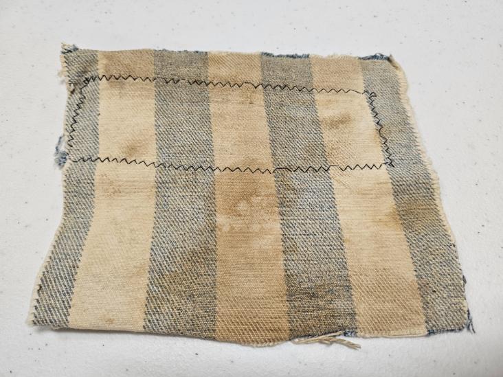 Original Buchenwald Concentration Camp Russian Jew Prisoner Arm Patch Nazi Germany Holocaust