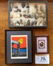 38pc Display Box Arrowhead Collection