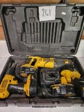 DeWalt 18V Battery Drill Reciprocating Saw