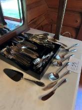 Drawer Organizer with Assorted Flatware