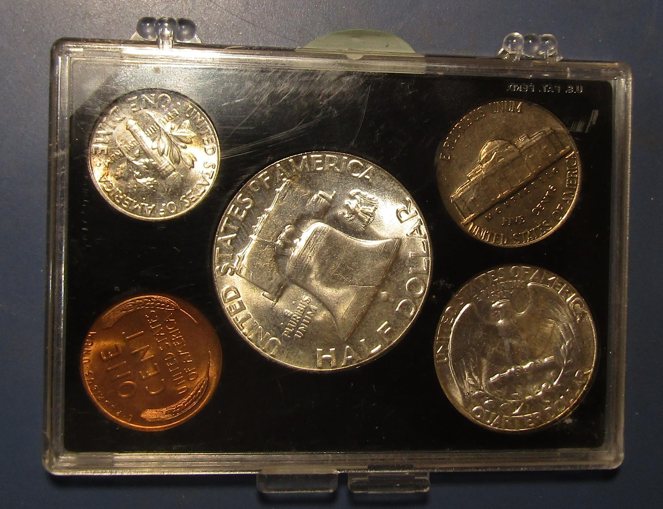 1958-P PARTIAL MINT SET COINS GEM BU (5 COINS)