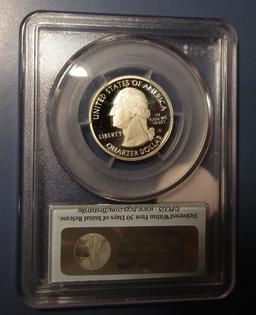 2012-S CHACO CULTURE NP SILVER QUARTER PCGS PF-69 DEEP CAMEO