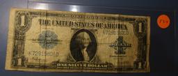 1923 $1.00 SILVER CERTIFICATE NOTE VG