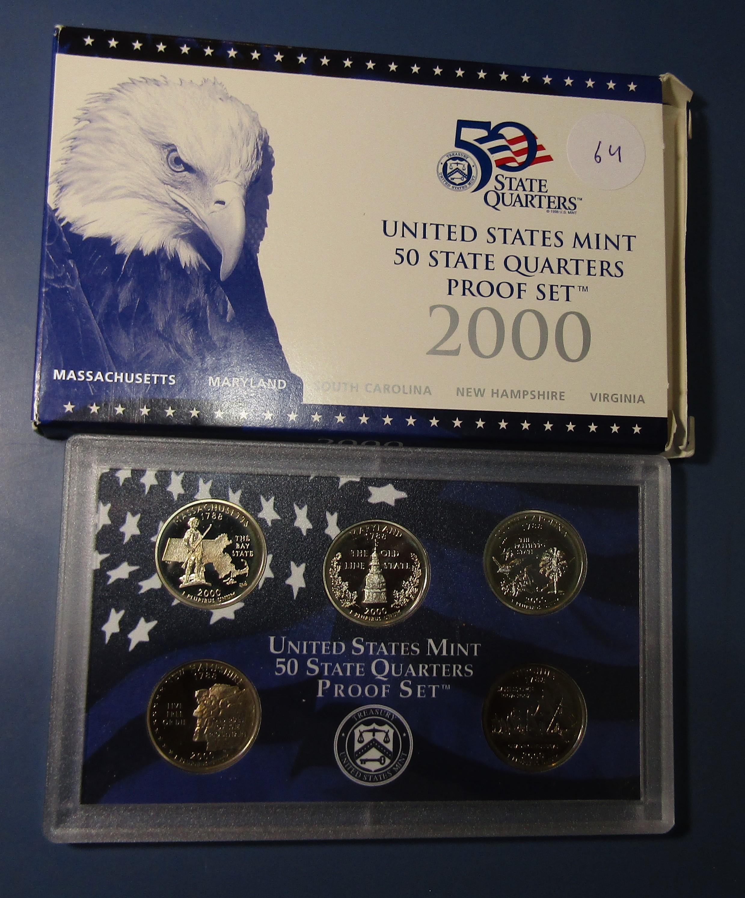 2000 STATE QUARTER PROOF SET