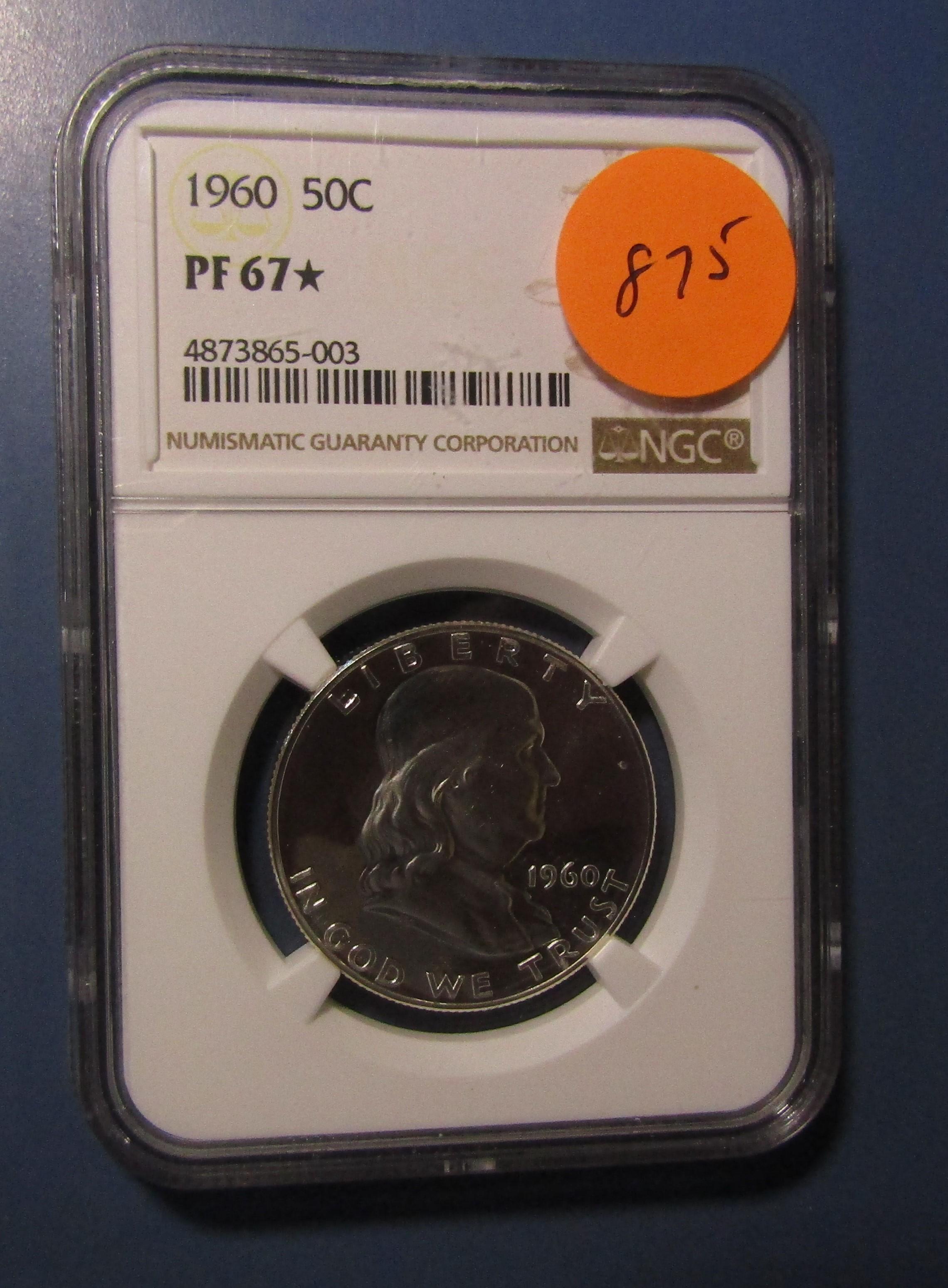 1960 FRANKLIN HALF DOLLAR NGC PROOF-67*